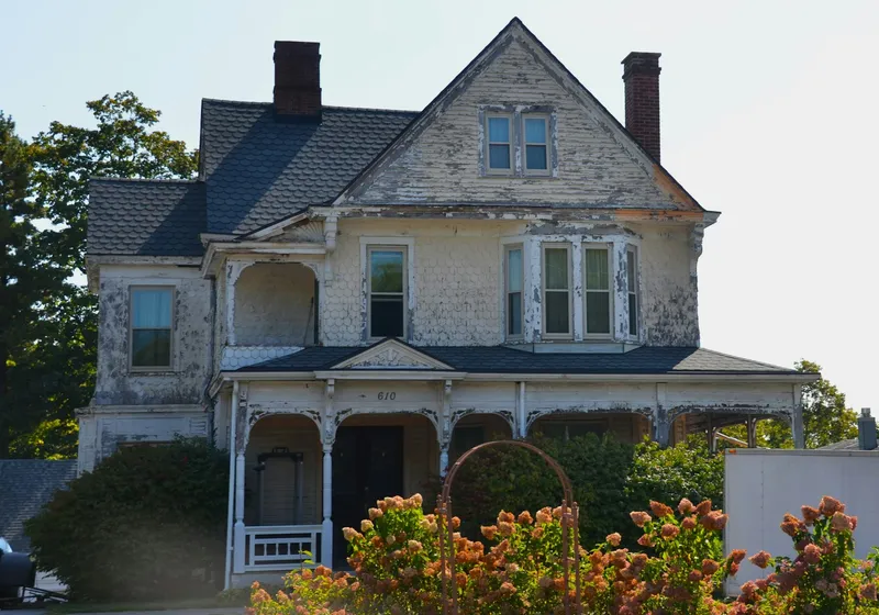Bay window on a house
