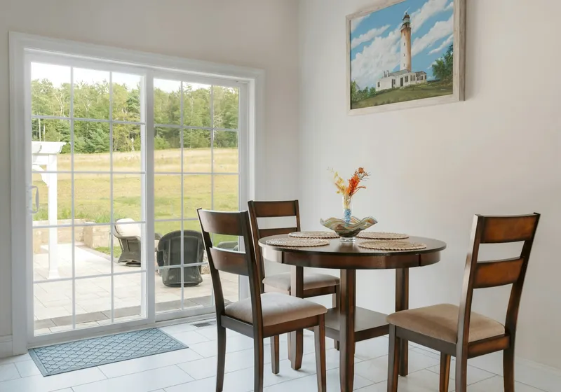 Sliding glass patio door